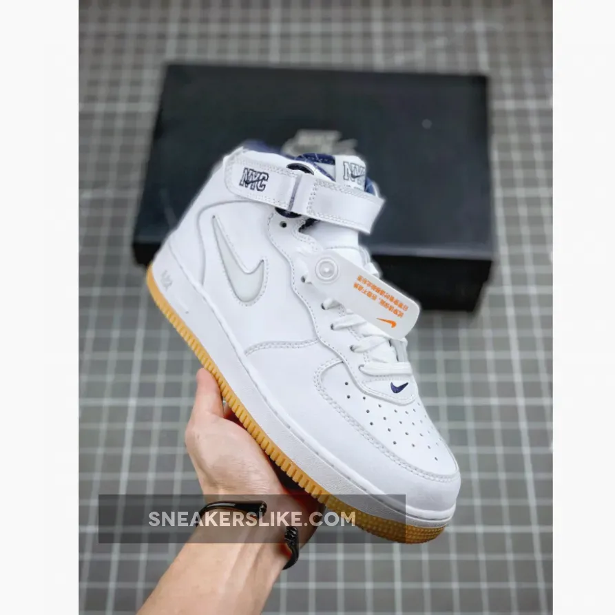 Nike Air Force 1 Mid Jewel NYC Midnight Navy DH5622-100 / air force one mid jewel