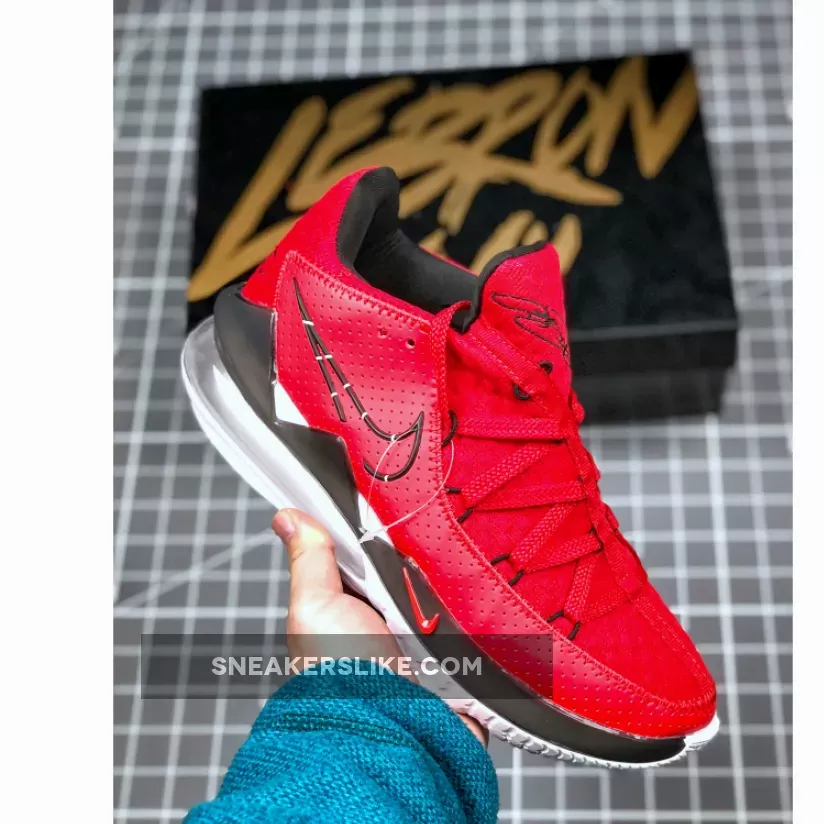 Nike LeBron 17 Low Red Black