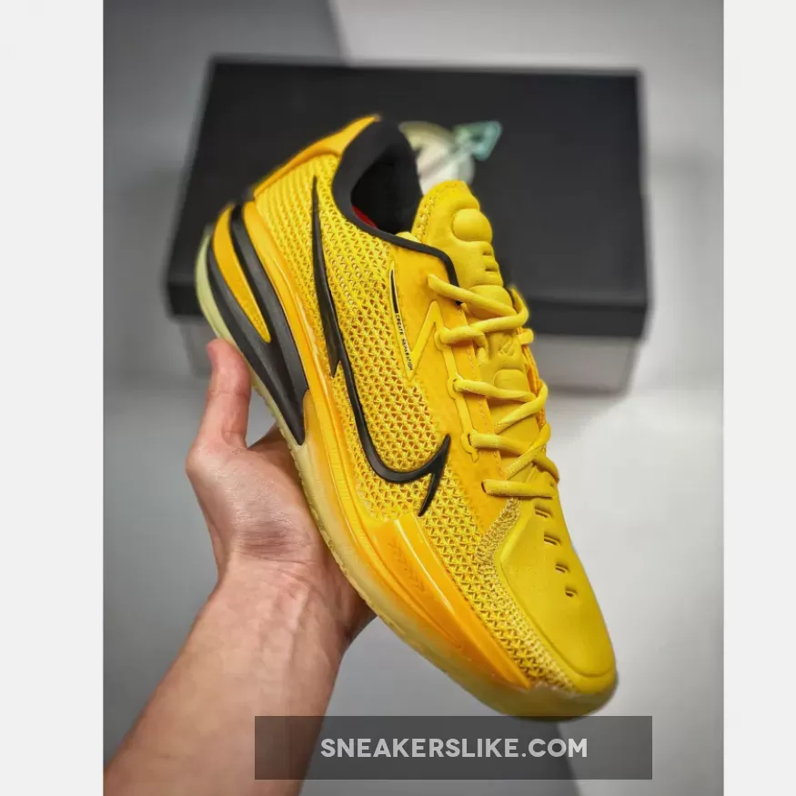 Custom Nike Air Zoom GT Cut 'Mamba Mentality' Yellow Black / nike gt cut size 10