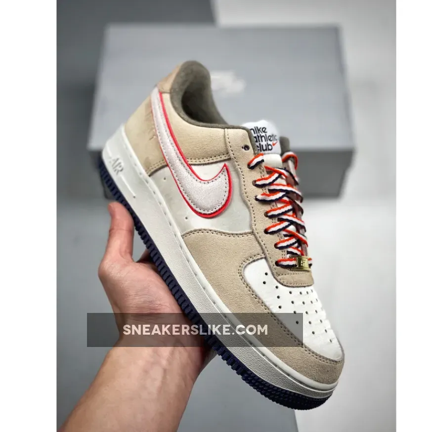 Nike Air Force 1 Low 'Athletic Club' Khaki Orange DQ5079-111 #khaki air force 1