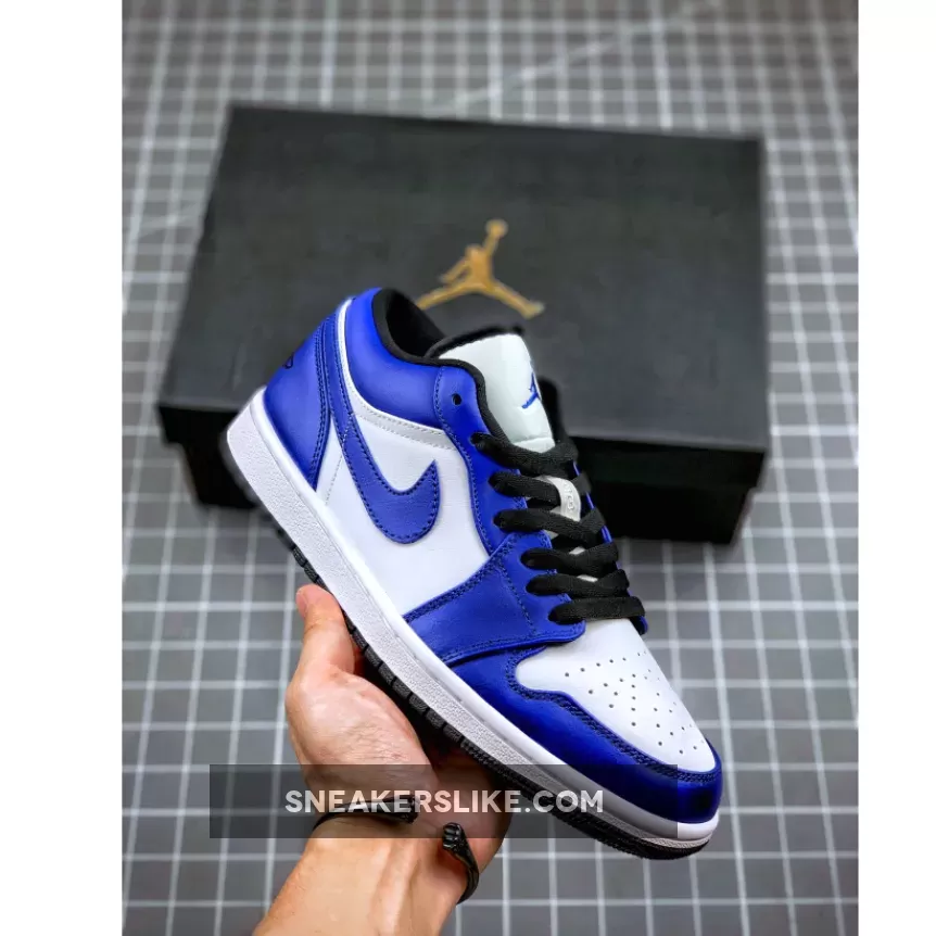 Air Jordan 1 Low 'Game Royal' 553558-124 #jordan 1 low royal