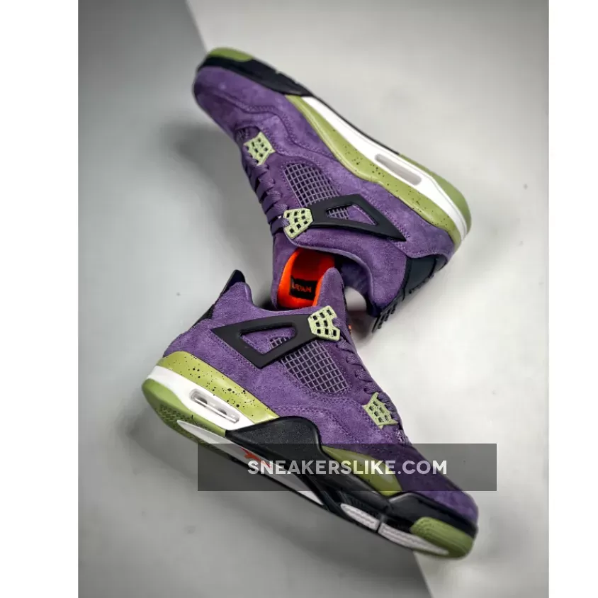Air Jordan 4 Canyon Purple For Womens AQ9129-500 Crayon Jordan 4