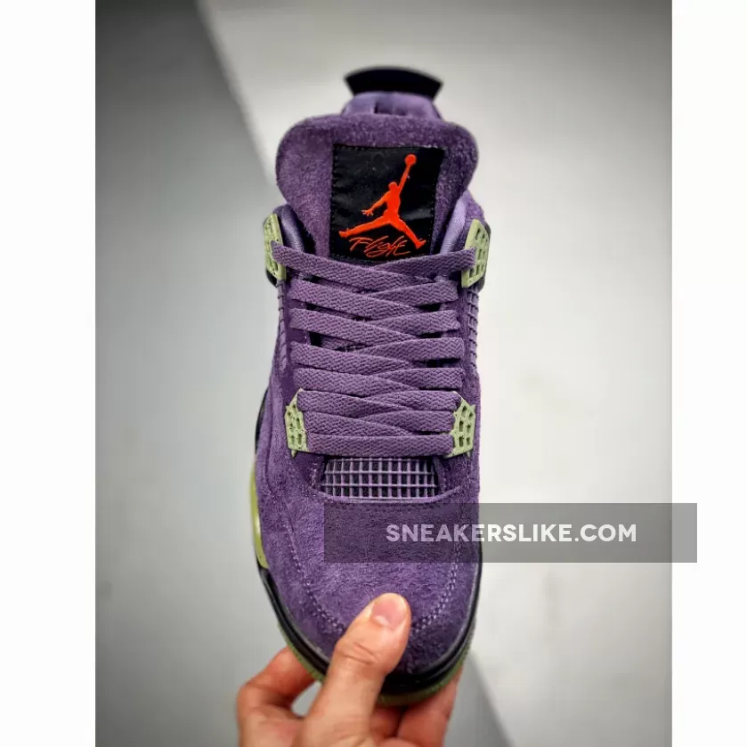 Air Jordan 4 Canyon Purple For Womens AQ9129-500 Crayon Jordan 4