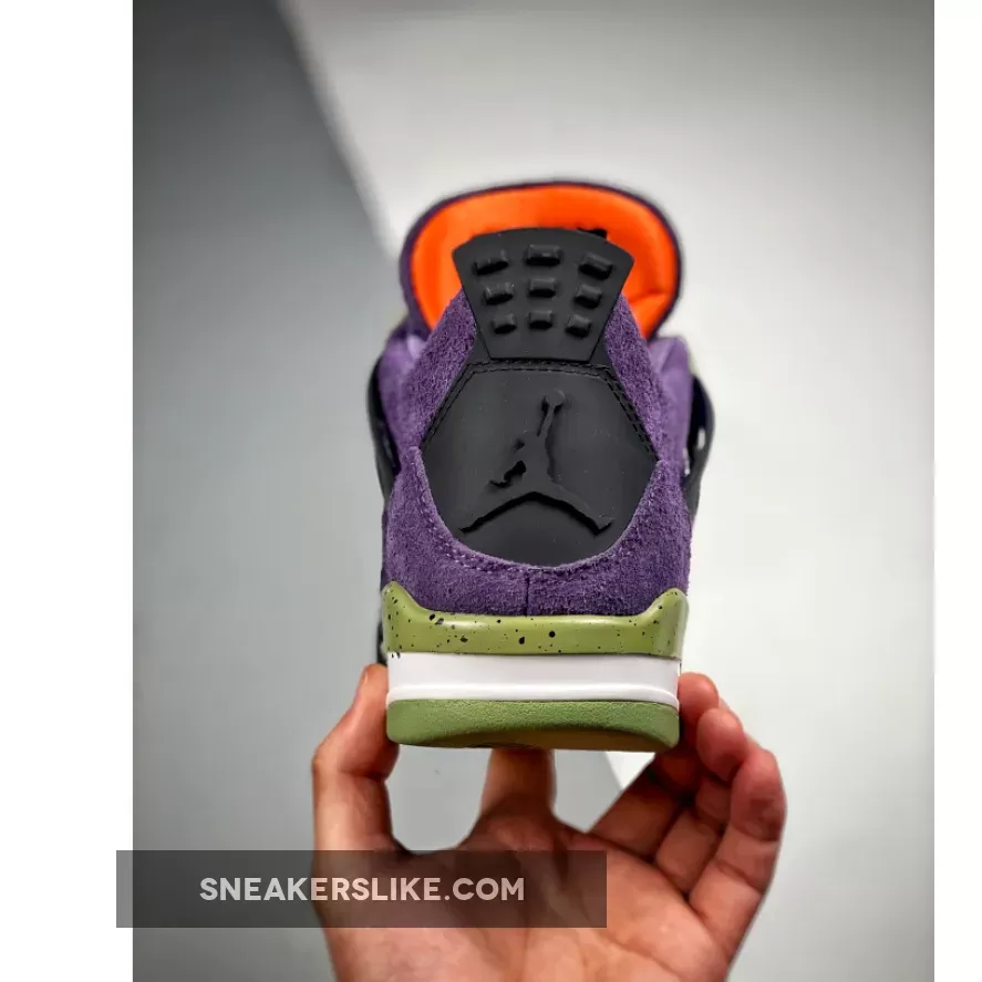 Air Jordan 4 Canyon Purple For Womens AQ9129-500 Crayon Jordan 4