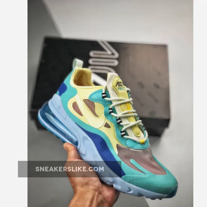 Nike Air Max 270 React Hyper Jade/Frosted Spruce-Barely Volt AO4971-301 Restock