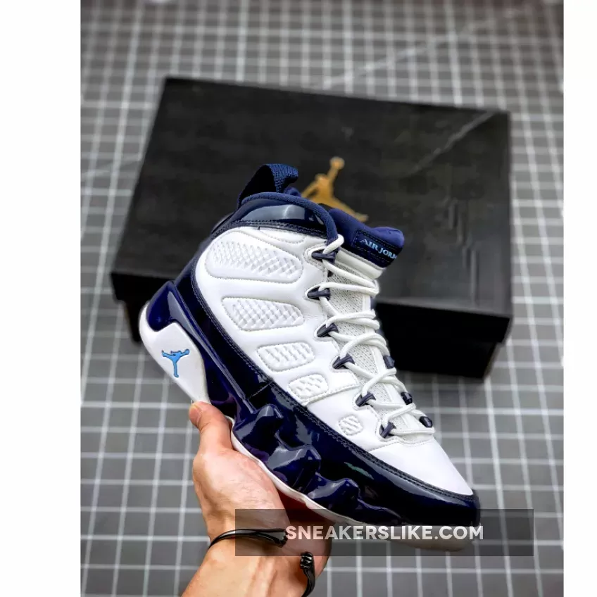 Air Jordan 9 Retro 'UNC' 302370-145 / jordan 9 navy blue