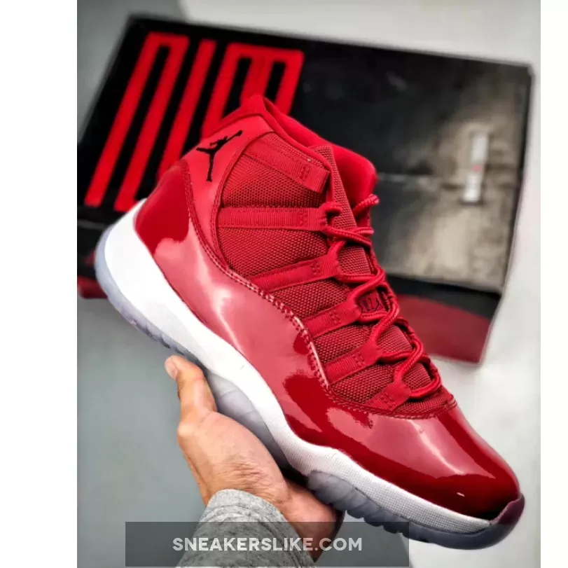 Kids Air Jordan 11 Win Like 96 Red 378037-623 / win like 97