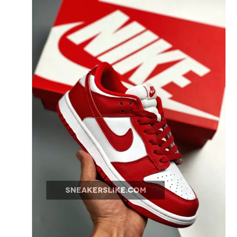 Nike Dunk Low SP White/University Red​​​​​​​ CU1727-100​​​​​​​