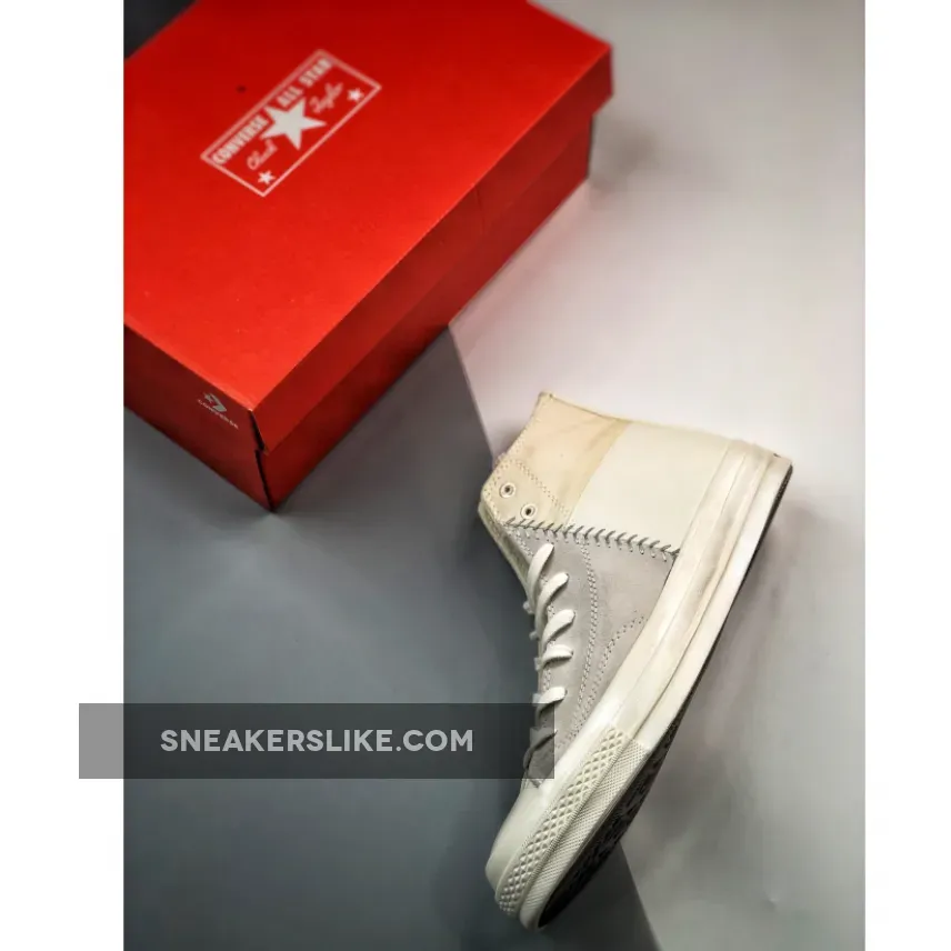 Converse Chuck 70 Crafted Mixed Material Egret/Light Silver / converse net star classic suede-mix sneakers in egret