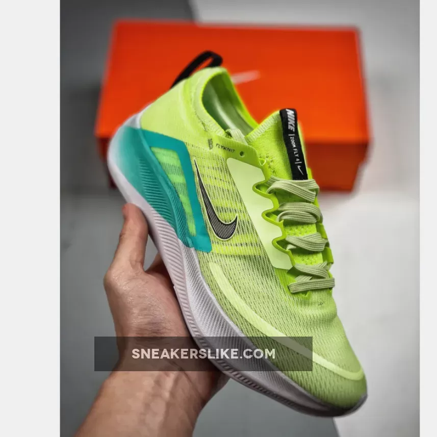 Nike Zoom Zoom Fly 4 Barely Volt/Dynamic Turquoise/Volt/Black CT2401-700 Outlet
