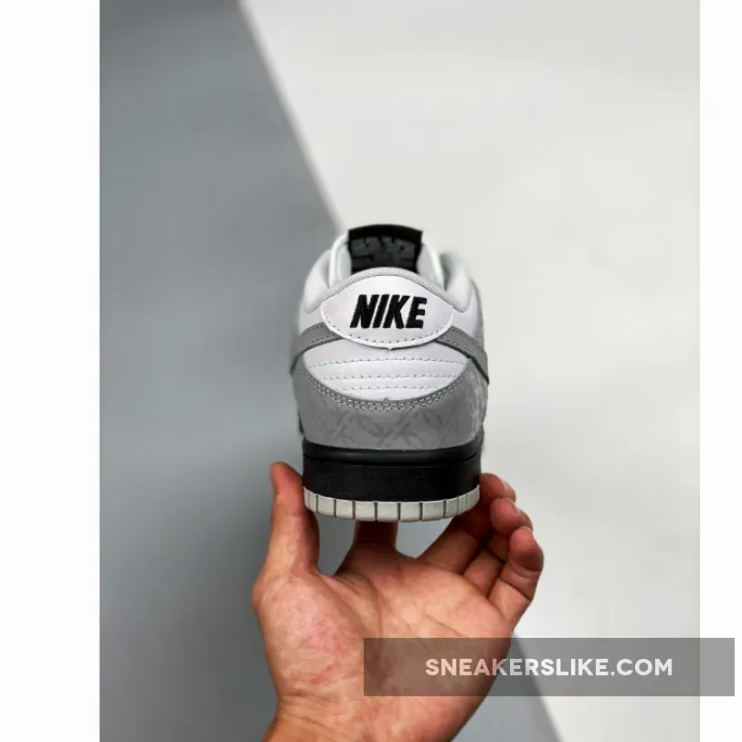 Nike Dunk Low White/Neutral Grey-Black #dunk low neutral grey