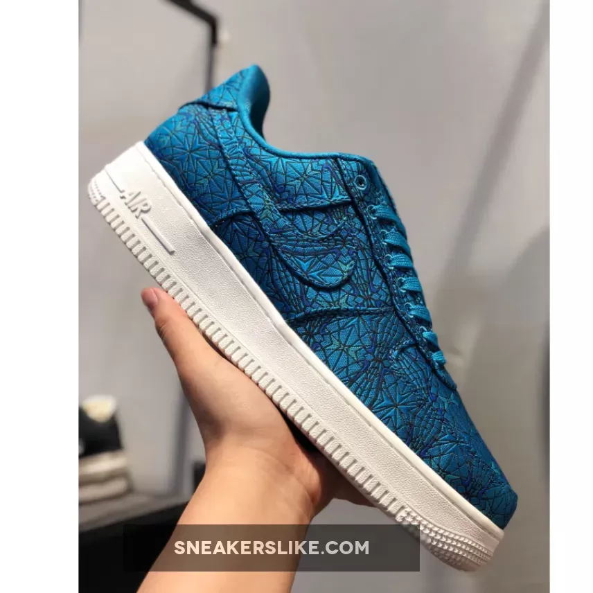 Nike Air Force 1 '07 Premium Green Abyss/Light Blue Fury AT4144-300 New Releases