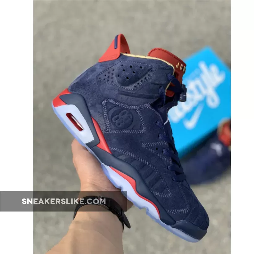 Air Jordan 6 Retro Db 'Doernbecher' AJ6 MIDNIGHT NAVY/WHITE CI6293-416 For Sale