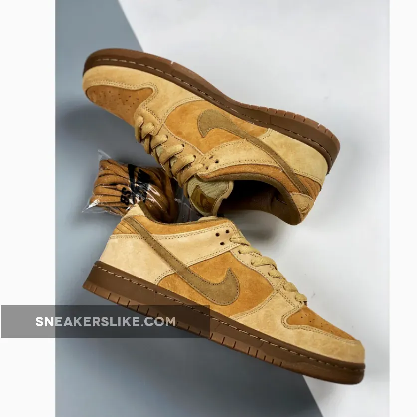 Kids Nike SB Dunk Low Wheat Reese Forbes 883232-700 For Sale