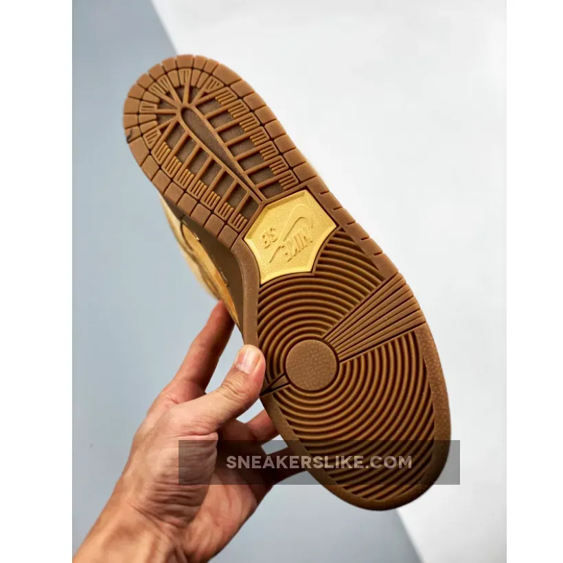 Kids Nike SB Dunk Low Wheat Reese Forbes 883232-700 For Sale