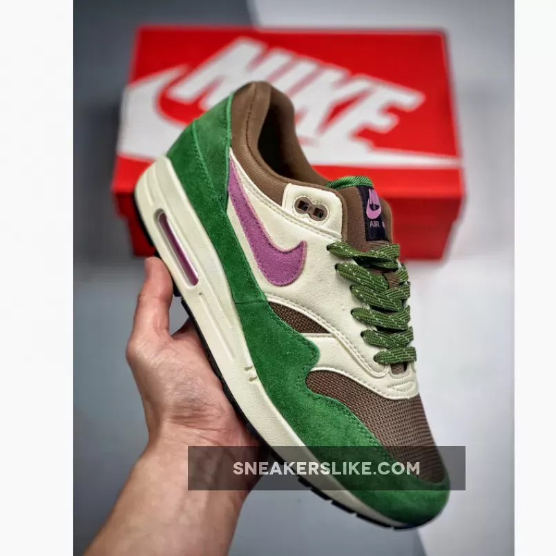 Nike Air Max 1 Treeline/Light Bordeax/Dark Driftwood DR9773-300 Air Max Treeline