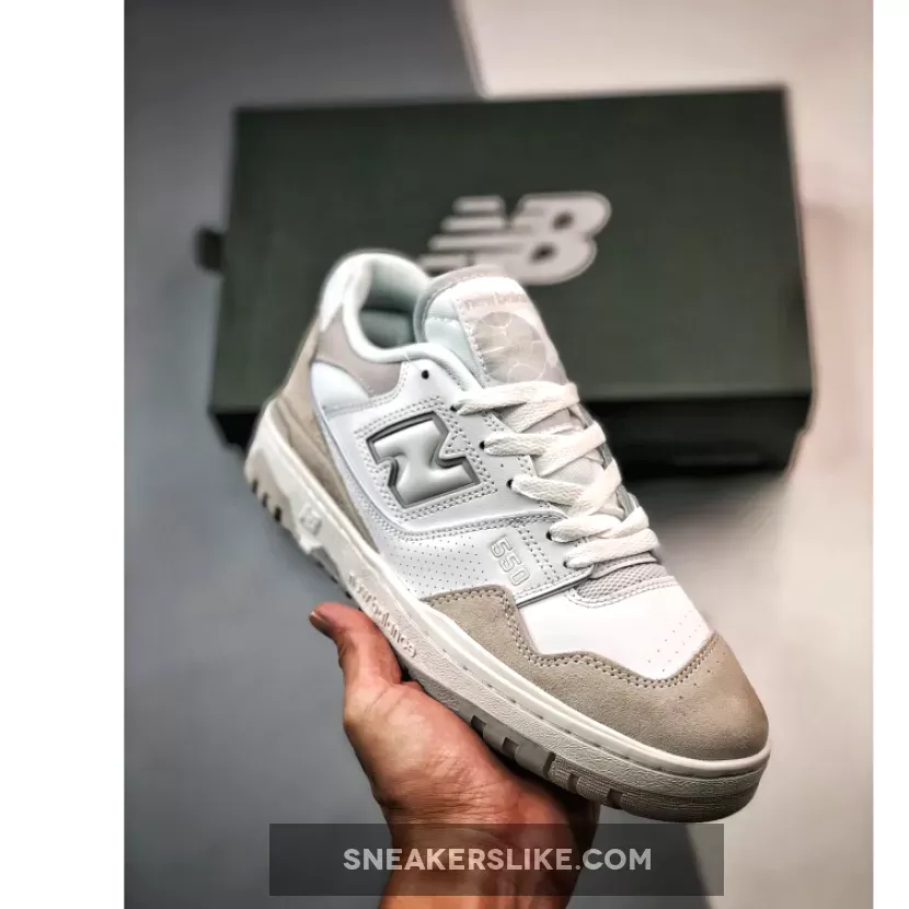 New Balance 550 Grey White Beige BB550NCB / new balance 550 white and beige