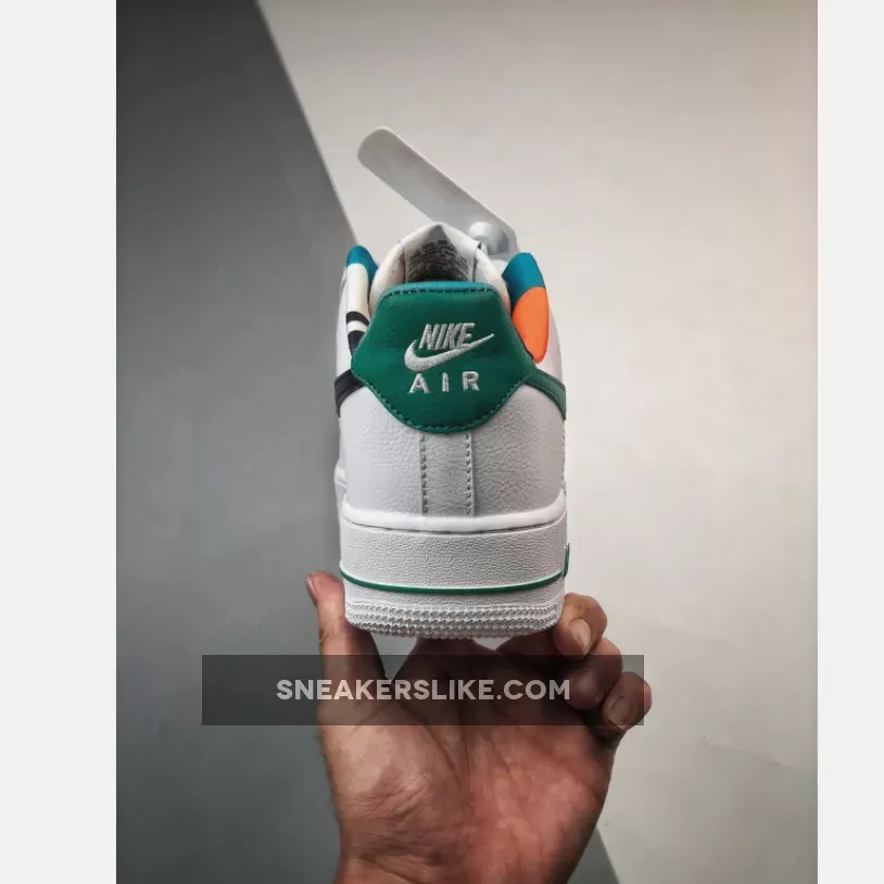 Nike Air Force 1 Low EMB White Malachite WMNS / Mens Nike Air Force 1 07 Lv8 Emb Casual Shoes