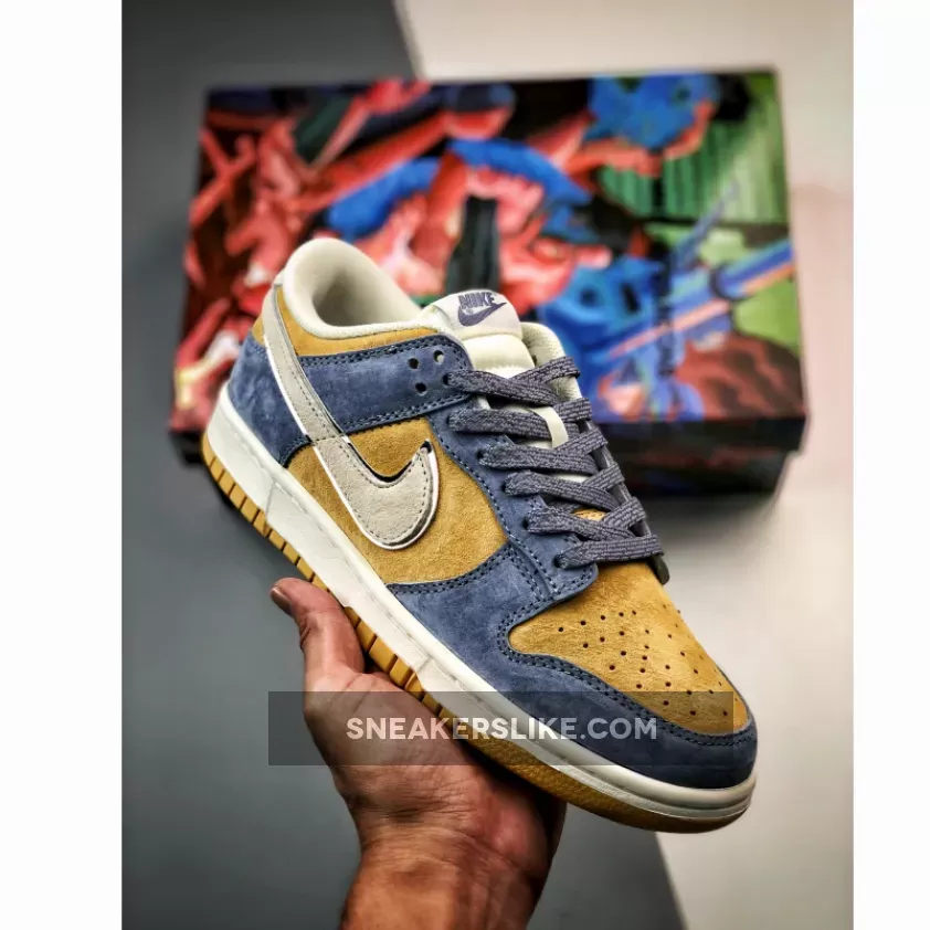 Custom Nike Dunk Low Blue Brown / blue and brown dunks