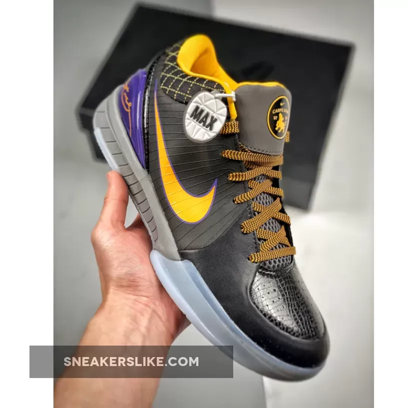 Nike Zoom Kobe 4 Protro 'Carpe Diem' Black/Del Sol-Varsity Purple AV6339-001 kobe carpe diem