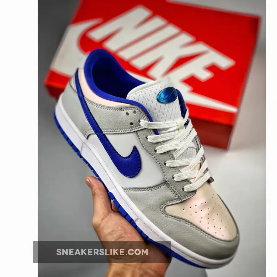 Nike Dunk Low Worldwide White Game Royal nike blanco