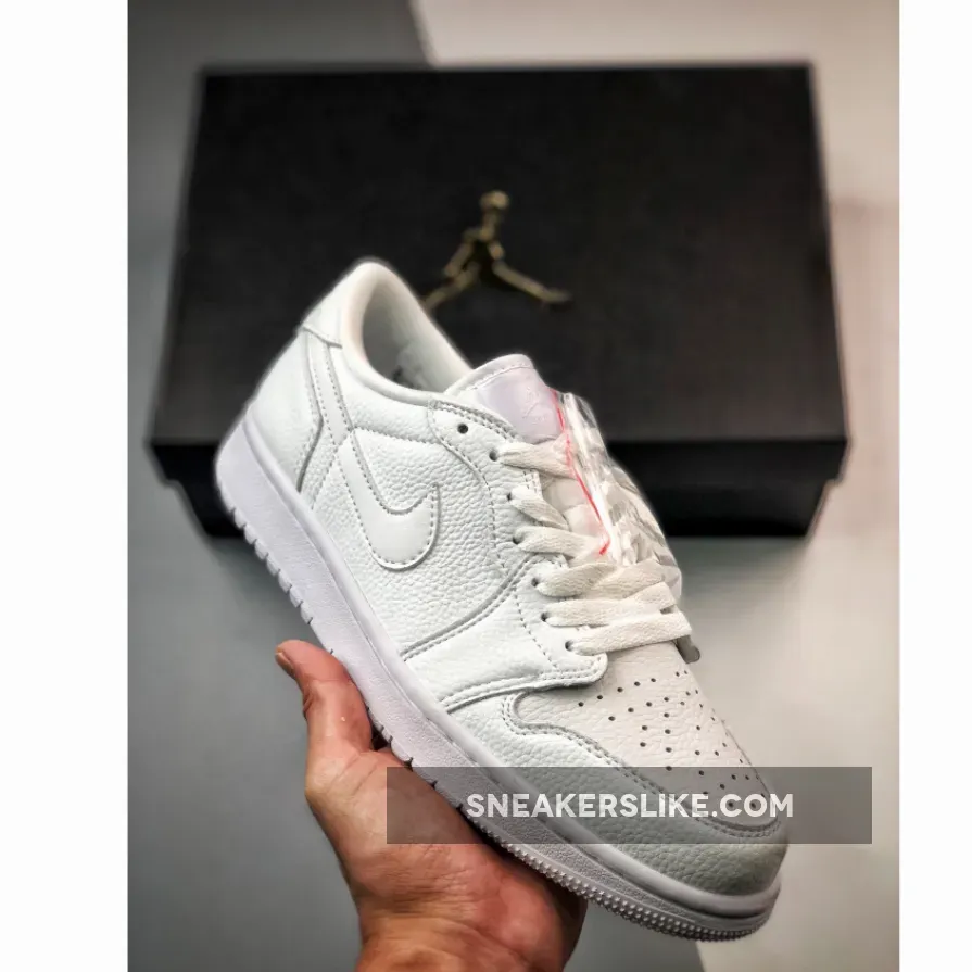 Kids Air Jordan 1 Low Golf Triple White DD9315-101 Nike Dd9315-101