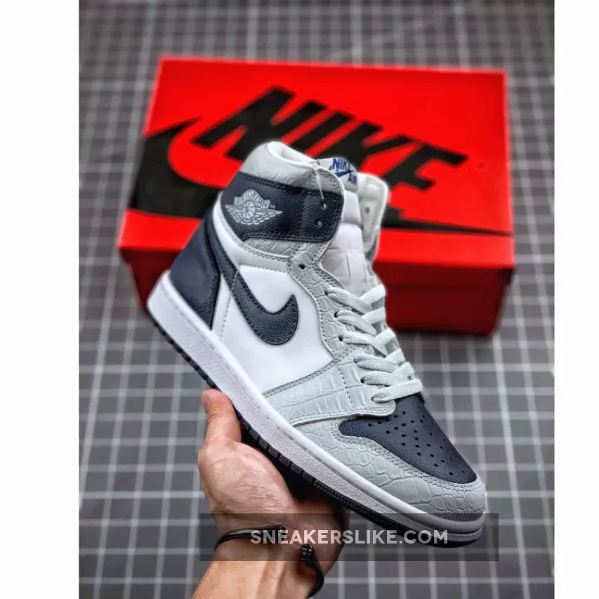 Air Jordan 1 Georgetown Hoyas Reptile PE Air Jordan 1 Hoyas