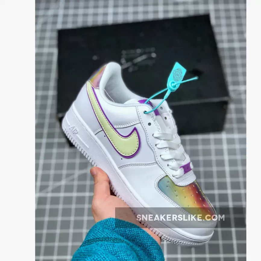 Nike Air Force 1 Low Iridescent Easter Pack 2020 CW0367-100 / easter nike air force 1