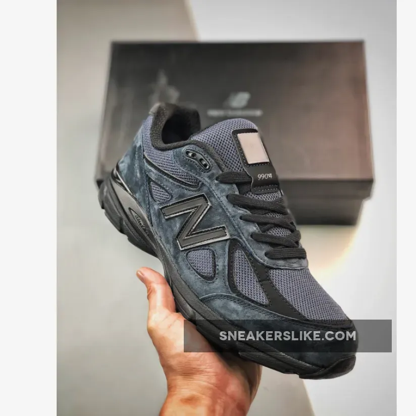 JJJound X New Balance 990v4 Navy/Parisian Night-Black M990JJ4 - new balance x jjjjound 990v4 navy