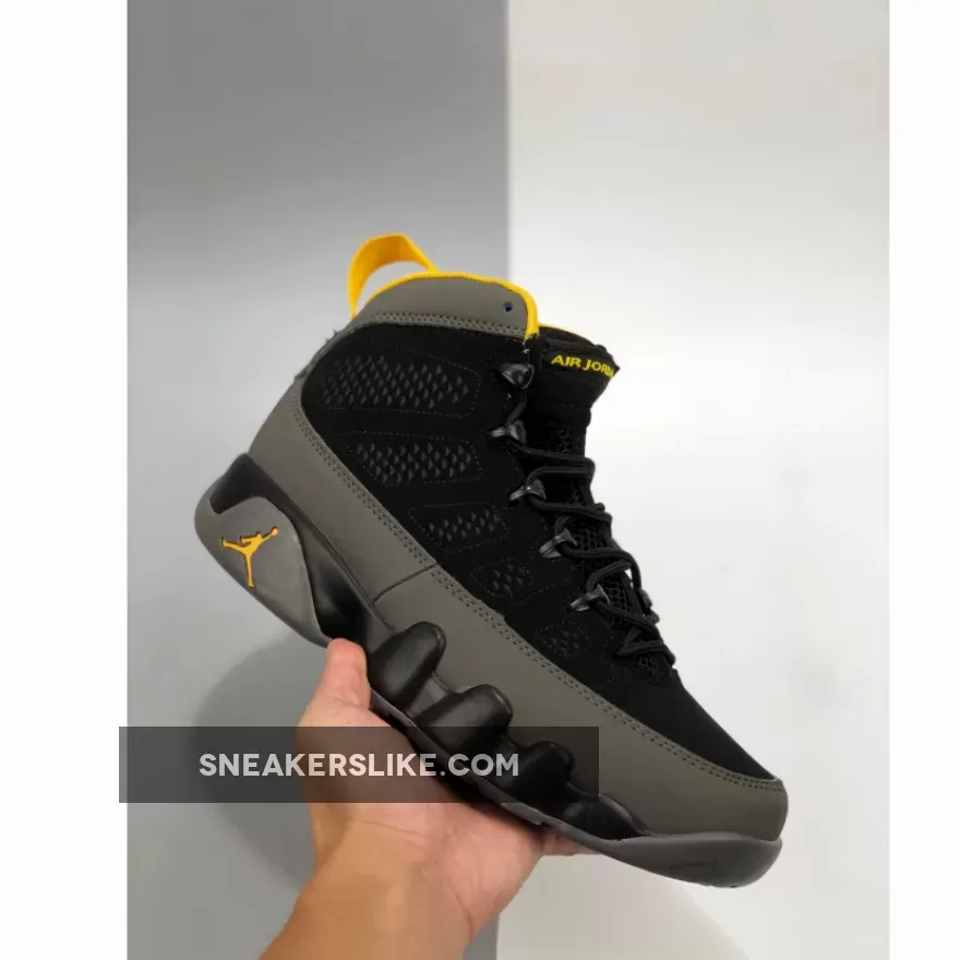Jordan 9 University Gold CT8019-070 - jordan 9 black and gold