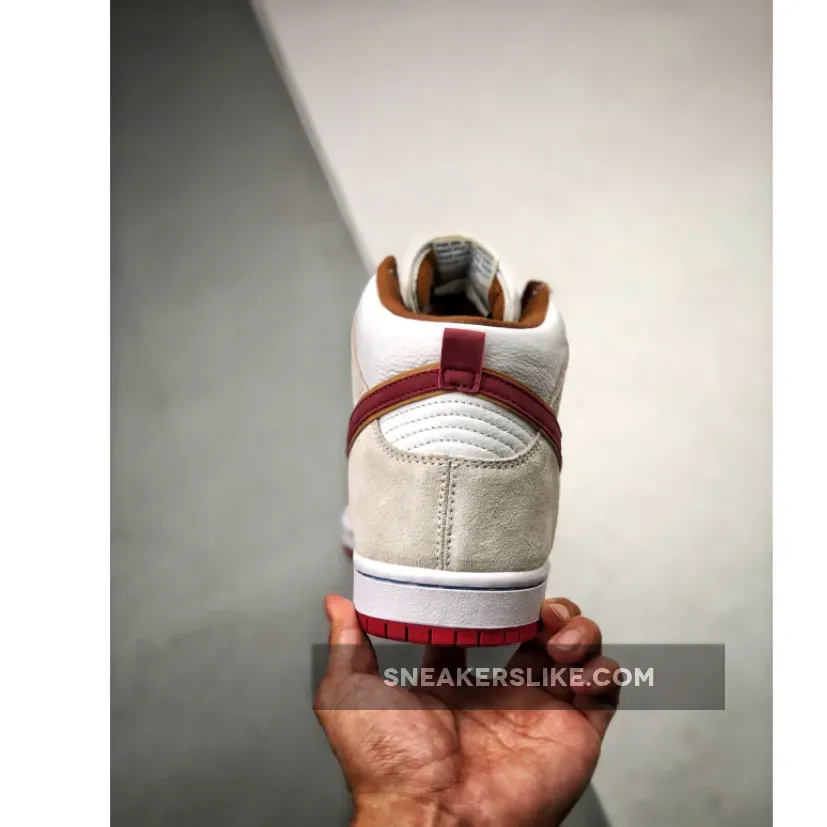 Nike Sb Dunk High 'Sail' Bright Crimson CV9499-100 For Sale