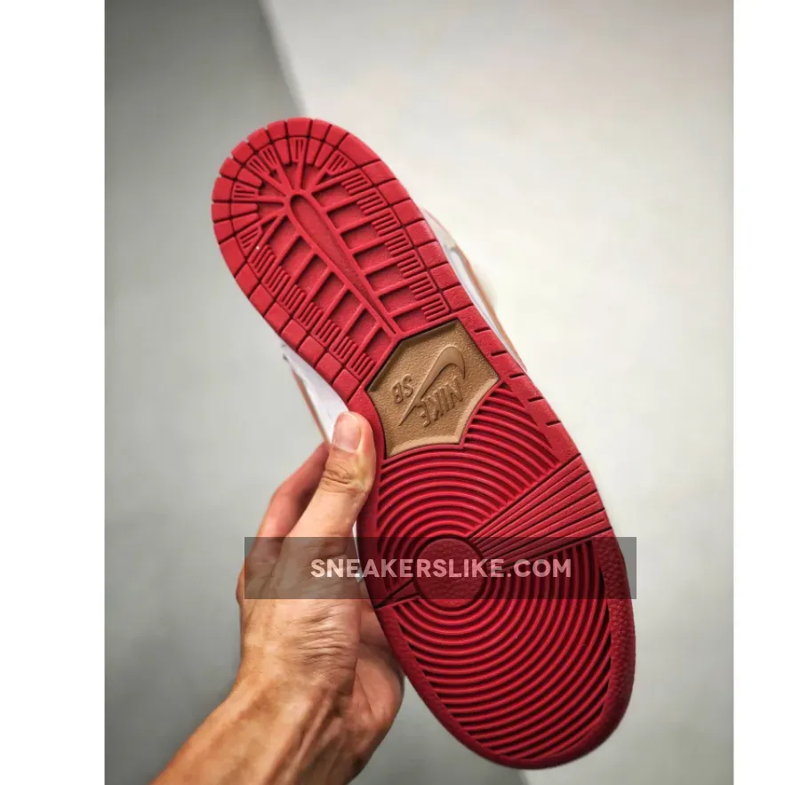 Nike Sb Dunk High 'Sail' Bright Crimson CV9499-100 For Sale