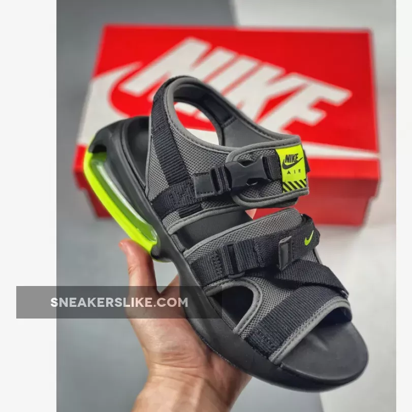 Nike Air Max Sol Sandals Black/Dark Grey/White/Volt DD9972-004