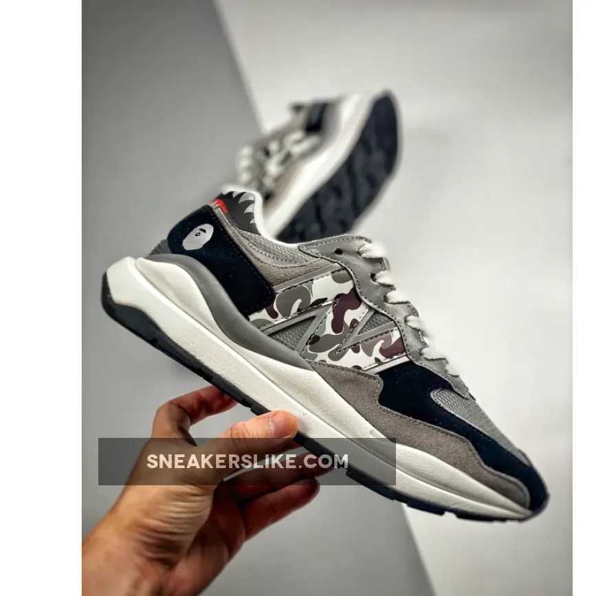 BAPE x New Balance 57/40 'Black/Grey' - bape 5740