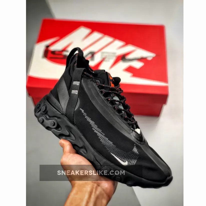 Nike React LW WR Mid ISPA Black/White AT3143-001 New Releases