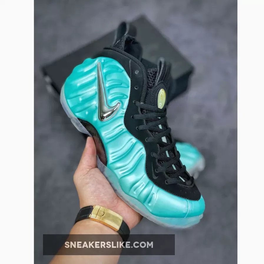 Nike Air Foamposite Pro Island Green/Metallic Platinum 624041-303 #island green foamposite