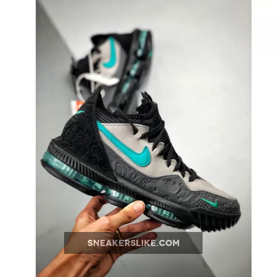 Atmos X Nike LeBron 16 Low Clear Jade CD9471-003 For Sale