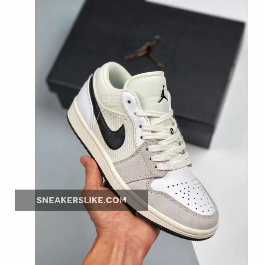 Air Jordan 1 Low 'Astrograbber' White/Sail/Black jordan 1 low astrograbber