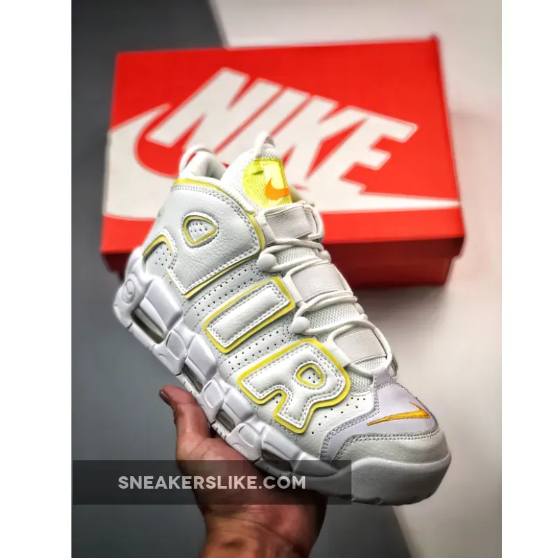 Nike Air More Uptempo TPU White Yellow WMNS DM3035-100 / white and yellow nike