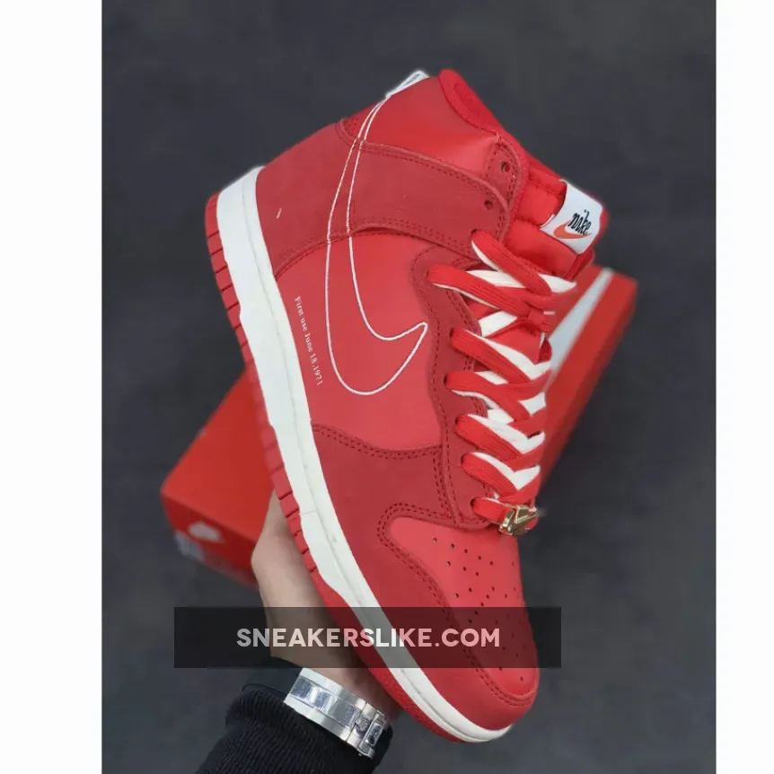 Nike Dunk High First Use University Red DH0960-600 / dunk high first use red