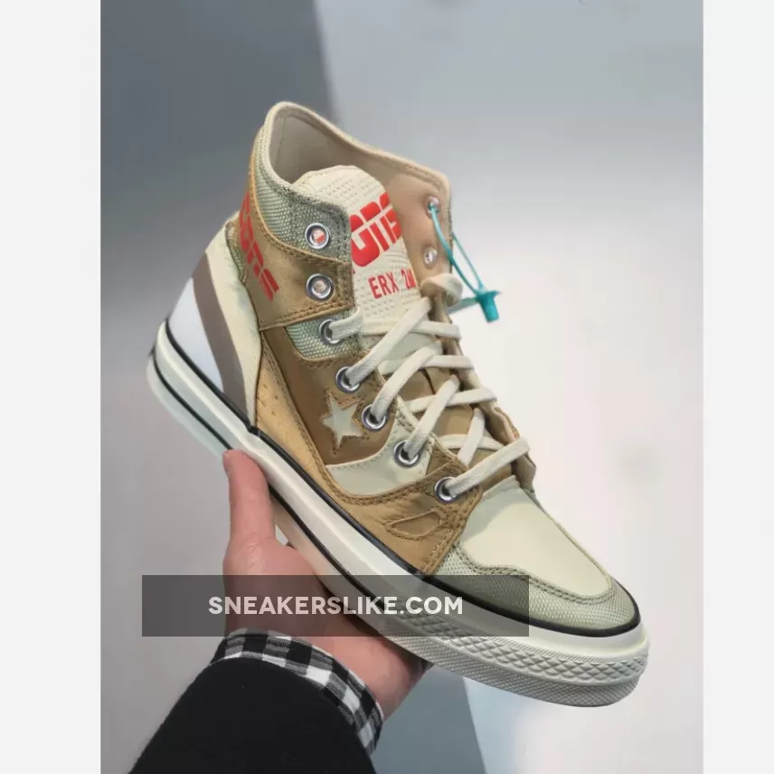 Women Converse Chuck 70 E260 Hi Beige White 166320C / coffee converse