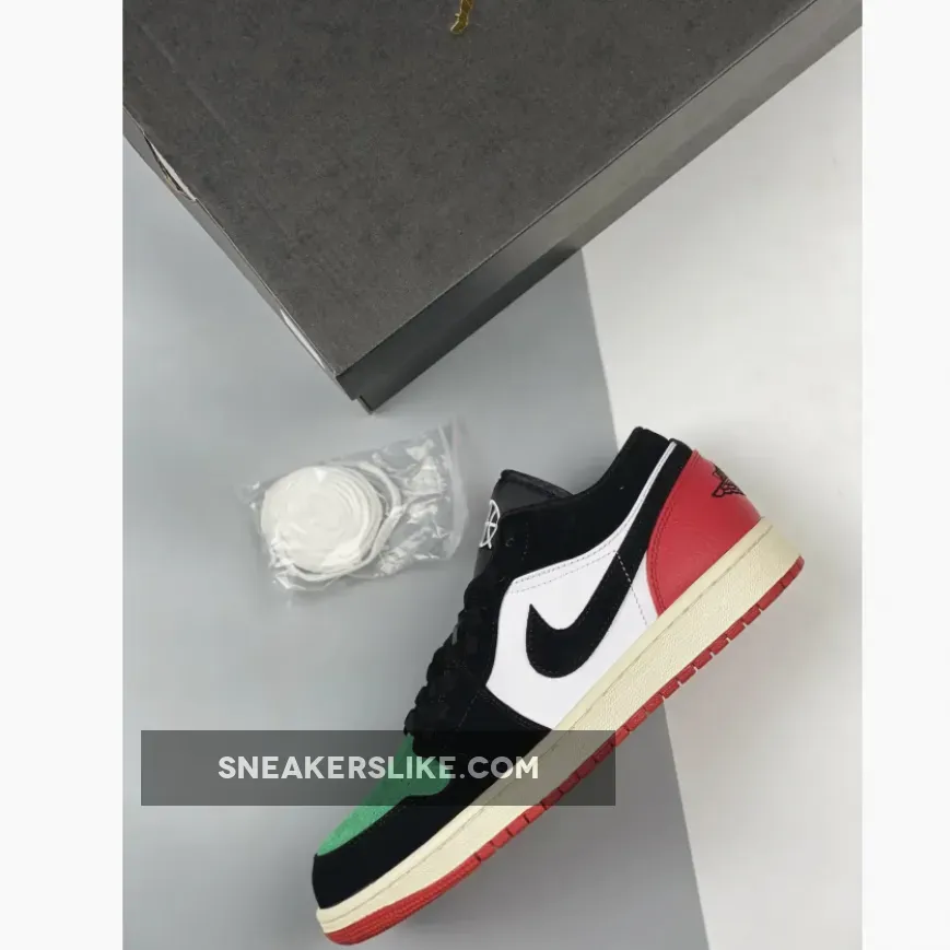 Air Jordan 1 Low 'Quai 54' White/Black-Red-Classic Green DQ6703-100 / air jordan 5 quai 54