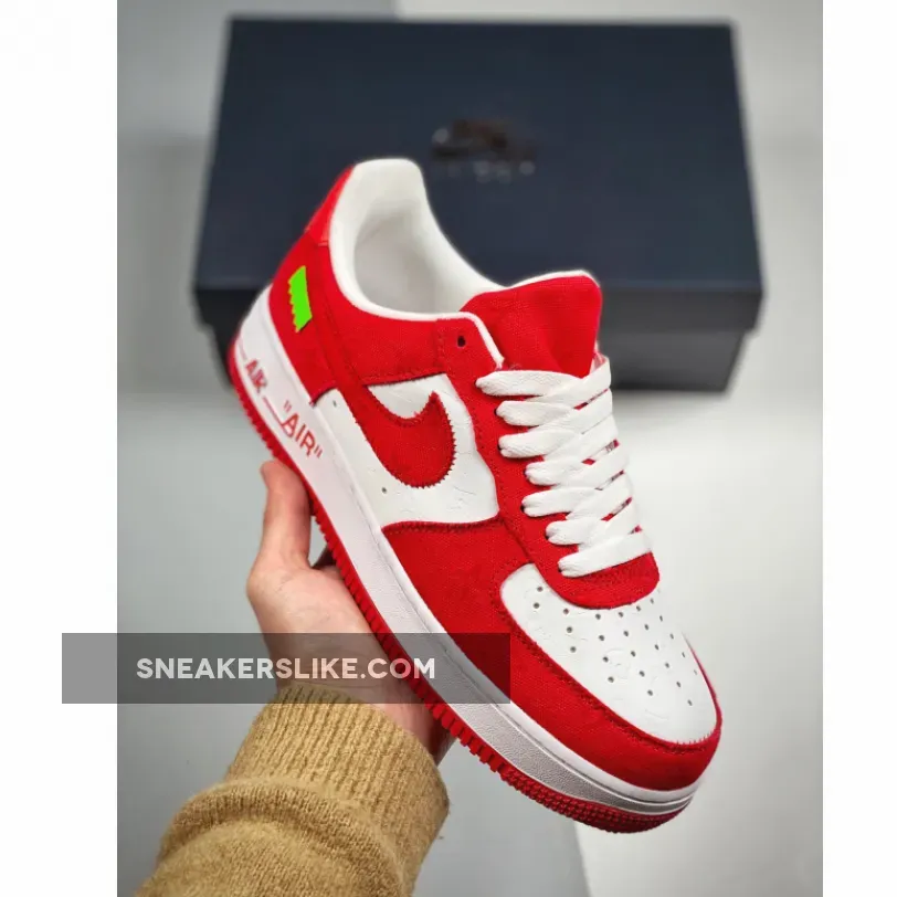 Nike Air Force 1 Low Red White Outlet