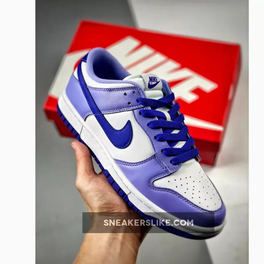 Nike Dunk Low GS 'Blueberry' White/Purple nike dunk blueberry