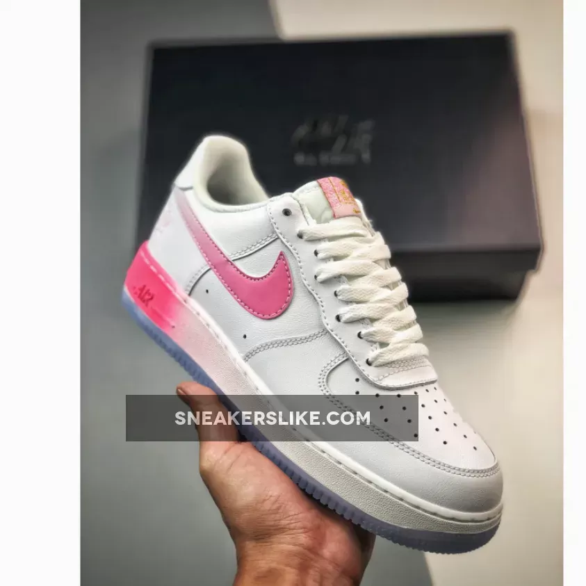 Nike Air Force 1 Low 'San Francisco Chinatown' White/Lotus Pink - nike air force 1 san francisco chinatown