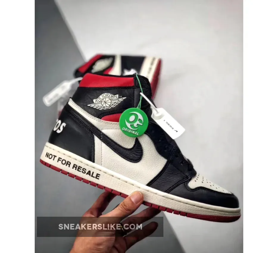 Air Jordan 1 Retro High 'Not For Resale' Varsity Red 861428-106 / do not resale jordan 1