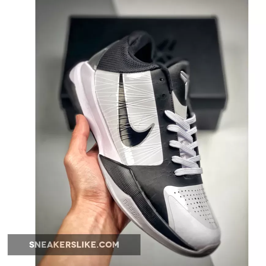 Nike Zoom Kobe 5 TB ‘White Black’ 407710-100