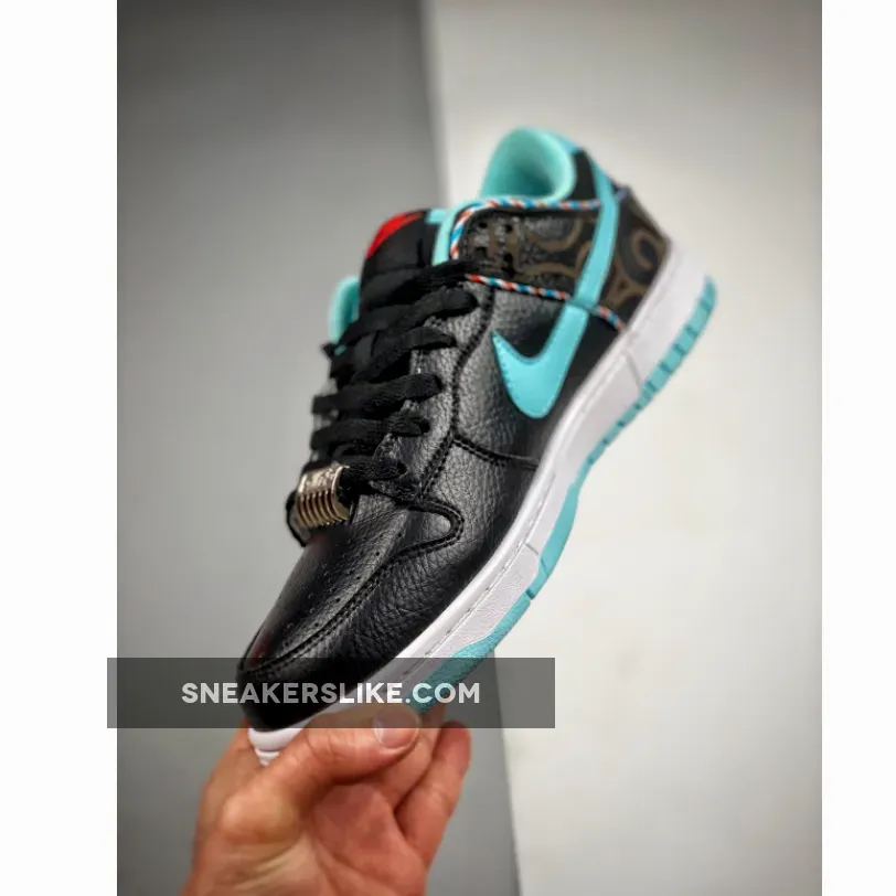 Nike Dunk Low 'Barber Shop' Black/Blue-Red DH7614-001 / barber nike dunks