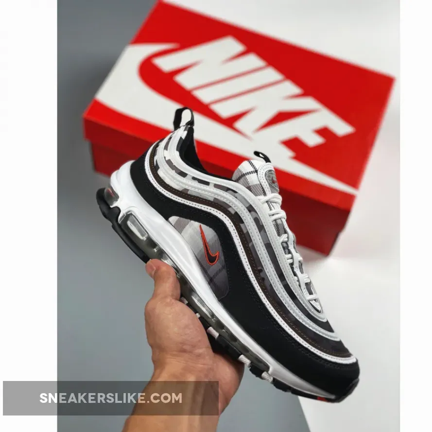 Nike Air Max 97 'White Black' DB2017-100 #air max 97 brown and white