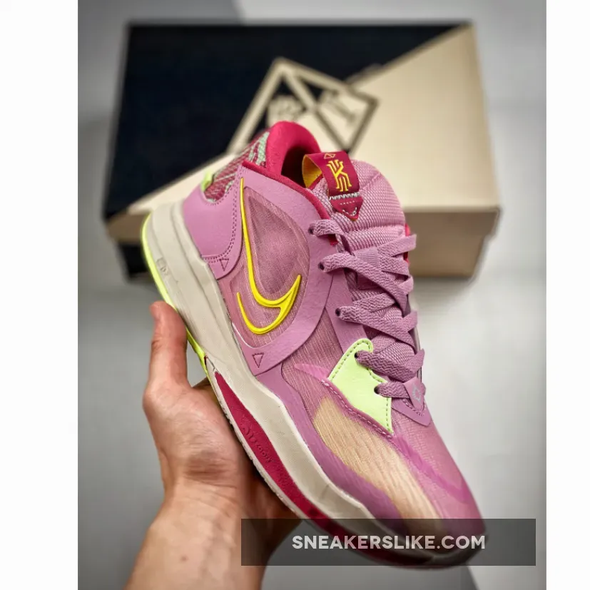 Nike Kyrie Low 5 Orchid/Yellow Strike/Light Bone DJ6012-500